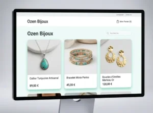 Accueil ozen web site e commerce vente bijoux
